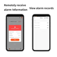 AW201 Tuya alarme intelligente capteur WiFi système de sécurité à domicile détecteur de porte ouverte/fermée application Mobile Notification à distance Compatible