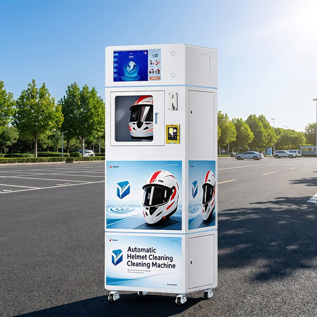New Popular Product Fully Automatic Machine for Motorcycle Park Helmet Cleaning Vending Machine