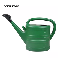 Arrosoir en plastique Vertak 8L pour plantes d'extérieur, jardin, avec long bec verseur
