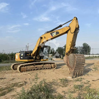 Machinerie d'occasion CAT330D2L 30,3 tonnes pour fondations de bâtiments, transpalette sur chenilles, fournisseur de transpalettes sur chenilles CAT329D2L CAT330D CAT330DL à vendre