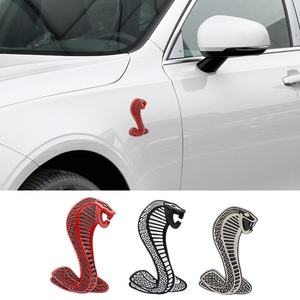 Emblema de Serpiente para Coche, Insignia de Parrilla Shelby, Adhesivo Decorativo Personalizado para Carrocería, Emblema Trasero Modificado Tipo Adhesivo XTX 1 Año - Product Image 4