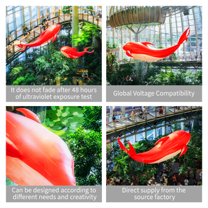 Chất Liệu Nylon Thân Thiện Với Môi Và Bền <span class=keywords><strong>Inflatable</strong></span> Bay Cá Cho Tương Tác Khuyến Mãi Thương Hiệu Quảng Cáo Inflatables - Product Image 2