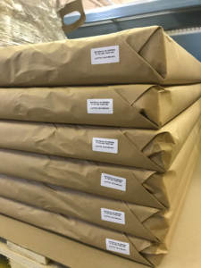 Papel Kraft Acordonado Sin Blanquear MG, Hecho en Italia, Marca Carte Dozio, Material de Pulpa de Madera Dura Ecológica, 100% Fibra Virgen - Product Image 2