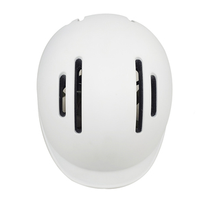 Casco de bicicleta ajustable blanco y sencillo para patinar en tierra Longboard Skate Scooter incluso estilo altamente protector <span class=keywords><strong>buena</strong></span> ventilación - Product Image 2