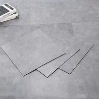 Plancher en PVC stratifié imprimé imitation marbre SPC pour chambre, bureau, cuisine, hôtel avec installation par clipsage