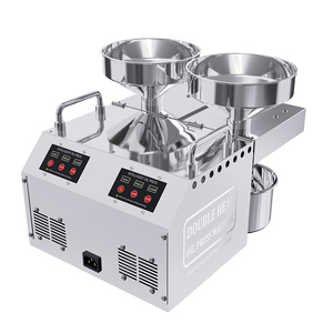 Prensa de Aceite de Acero Inoxidable de Doble Cabezal <span class=keywords><strong>BO2</strong></span>, Prensa de Aceite de Oliva Automática para el Hogar, Prensa de Aceite de Maní Comercial en Frío - Product Image 4