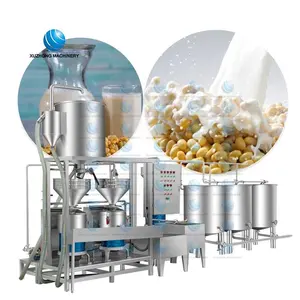 Roestvrijstalen Sojamelk Productielijn Commerciële Sojamelk Extractiemachine Sojamelkbonen Productverwerkingsmachines