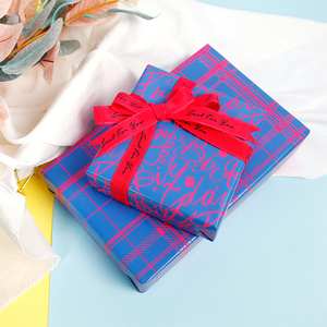 Wholesale 80g Fluorescent Blue Glossy <b>Paper</b> Neon Glow Prints <b>Wrapping</b> <b>Paper</b> <b>Roll</b> - Product Image 2