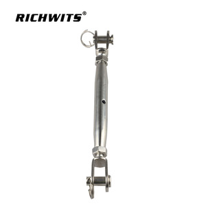 RICHWITS Tensor de acero inoxidable tipo europeo de cuerpo cerrado con mordaza y ojo para gestión de cuerdas métricas ZB6804 - Product Image 1