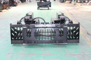 Hydraulische Wurzel schwa der Holz stamm greifer Schaufel befestigungen für Kompakt lader Farm Traktor Baumaschinen Kern pumpe - Product Image 3