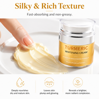 Meilleure crème et lotion cosmétique à base de plantes pour le visage, crème de nuit éclaircissante et anti-taches sombres, crème au curcuma pour le visage