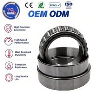 Roulement à rouleaux coniques 32016X 80x125x29mm en acier chromé GCr15 ouvert pour moyeu de roue automobile, haute précision, faible bruit, OEM ODM bienvenus