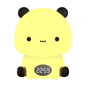 โคมไฟแบบสัมผัสสไตล์การ์ตูน LED ลำโพงบลูทูธแบบแตะโคมไฟกลางคืนฟังก์ชั่นจับเวลา RGB หลากสีชาร์จไฟได้ลำโพง USB - Product Image 4