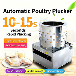 60 mô hình gà vịt gia cầm Máy tẩy lông plucker động cơ điện công suất cao lông xử lý ngỗng 1 năm bảo hành - Product Image 5