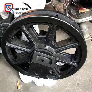 SR250 SR220 SR200 رافعة مجنزرة عجلات عجلات دوارة سفلية فولاذية جديدة منصات ربط المسار الترس التجزئة - Product Image 6