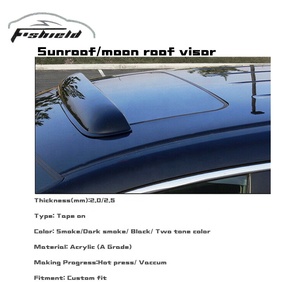 Pare-soleil latéraux pour Ford EcoSport 2014-18, déflecteurs de vent et de pluie - Product Image 6