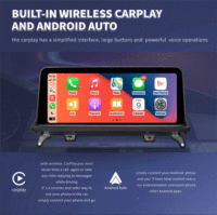 Écran d'affichage multimédia pour voiture avec CarPlay sans fil Android 15 pour BMW Série 3 4 F30 F31 F34 F35 F32 F33 F36 M3 F80 M4 F82 GPS Navi