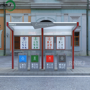 Rnkj Thương Hiệu Tùy Chỉnh Thông Minh Rác Tái Chế Phân Loại Máy Thông Minh Chất Thải Thùng Ngầm Container Bộ Sưu Tập Hệ Thống - Product Image 5