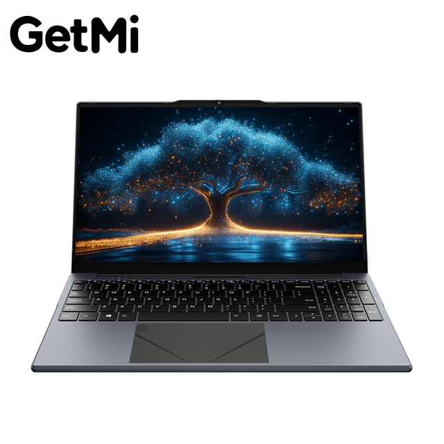 High-Efficiency 15.6 Inch Intel I7 Laptop 16GB RAM 512GB SSD Custom Keyboard Fingerprint Recognition Type-C Business Laptop