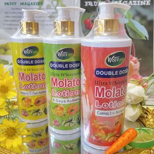 Loción Corporal Blanqueadora Molato con Doble Dosis de Vitamina C y Extracto Refrescante de Frutas y Plantas de 500 ml con Logotipo Privado E - Product Image 1
