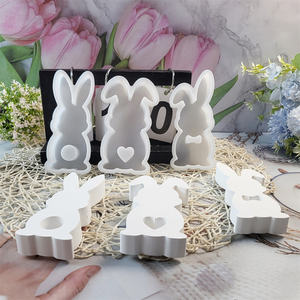 แม่พิมพ์หล่อเรซินแฮนด์เมดสำหรับเครื่องประดับตกแต่งแบบทำมือแม่พิมพ์รูปกระต่ายทำจากซิลิโคนสไตล์อิน X0425 - Product Image 1