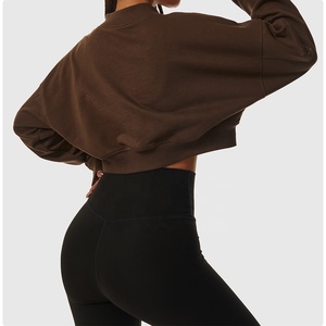 2022 all'ingrosso Crop Top donna Pullover <span class=keywords><strong>felpe</strong></span> con cappuccio e <span class=keywords><strong>felpe</strong></span> <span class=keywords><strong>moda</strong></span> Outdoor Croptops <span class=keywords><strong>per</strong></span> <span class=keywords><strong>ragazze</strong></span> - Product Image 6