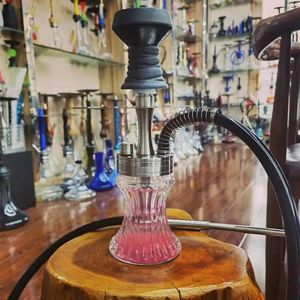 Mini narguilé <span class=keywords><strong>chicha</strong></span> personnalisé portable 30cm <span class=keywords><strong>Allemagne</strong></span> aluminium Shisha tasse fumer narguilé ensemble fumer Shisha kit - Product Image 2