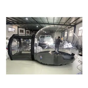 Tente gonflable dôme d'air pour camping tente à bulles transparente gonflable pour spectacle en plein air