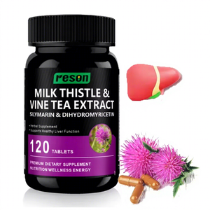 Ausreson OEM Liver Support Tudca Milk Thistle Extract Silymarin Organic Health Supplement Milk Thistle Tablets - Product Image 1