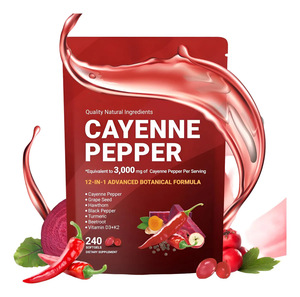 Integratori Alimentari Cayenne Pepper Softgels 240 Capsule Disponibili per Dropshipping - Spedizione dagli USA - Product Image 1