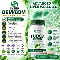 Capsules végétales TUDCA en marque blanche OEM/ODM, capsules d'acide tauroursodésoxycholique TUDCA, supplément alimentaire personnalisé, commandes en gros