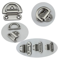 Matériel marin Yacht Accessoires En Acier Inoxydable 316 Pièces De Bateau Haute Poli Pliant Pad Oeil D Anneau D'arrimage