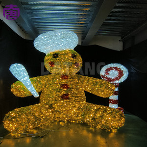 Programmable LED Animated Elf Nutcracker Motif Light Commercial Christmas  - Product Image 6
