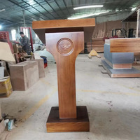 Ensemble d'autel et de pupitre classiques religieux pour la décoration d'église, mobilier d'église écologique pour le sanctuaire