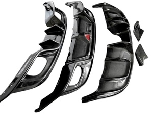 ดิฟฟิวเซอร์หลังคาร์บอนไฟเบอร์สำหรับ Jaguar F-TYPE แบบปลายท่อไอเสียตรงกลาง <span class=keywords><strong>4</strong></span> ช่อง  ลิ้นกันชนหลัง ชุดแต่งเพิ่มสมรรถนะ OEM พอดีอย่างสมบูรณ์แบบ - Product Image 2