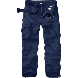 Pantaloni da <span class=keywords><strong>uomo</strong></span> traspiranti Casual BDU larghi in <span class=keywords><strong>velluto</strong></span> a metà vita larghi pantaloni da lavoro Cargo con 8 tasche ACU Rip-Stop Wild - Product Image 4