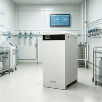 Compresseur d'air médical à vis sans huile 1,5 kW 2,2 kW 3,7 kW, moteur stationnaire pour l'approvisionnement en air stérile pour les établissements de santé