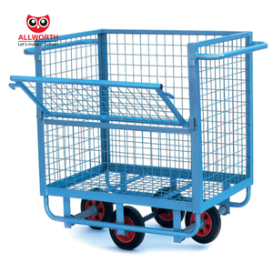 Kualitas tinggi 500KG hemat ruang dilipat penyimpanan bubuk pelapis baja logistik truk tangan - Product Image 6