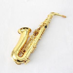 Saxophone <span class=keywords><strong>t</strong></span>énor en laiton laqué or, tonalité Sib, avec étui, prix de gros - Product Image 2