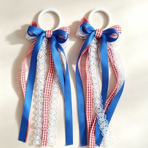 Bottes <span class=keywords><strong>Martens</strong></span>, Accessoires nœuds, Sacs, Rubans, Guirlandes, Décorations suspendues, Dentelle à carreaux rouge et bleue, Accessoires de fête - Product Image 5