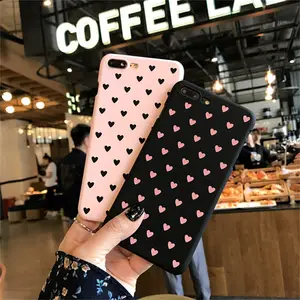 Lovely Love Cute Frosted Hard Drop Cases Cover For iPhone X Xr Xs Max 8 7 6S Plus Ultra Thin Frosted Cell Phone Case