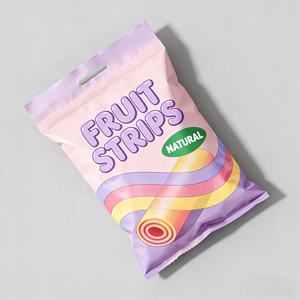 <span class=keywords><strong>Bolsa</strong></span> <span class=keywords><strong>de</strong></span> Plástico Personalizada para Snacks con Logotipo, Sellado Trasero Impreso, Grado Alimenticio, para <span class=keywords><strong>Palomitas</strong></span>, Dulces y Golosinas - Product Image 4