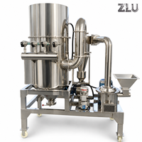 Ligne de production de moulin classificateur à air pour sucre, broyeur chimique ZLU de qualité ISO approuvée, pulvérisateur ACM