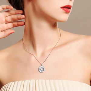 Personalized Jewelry Silver Custom 18k Gold Plated Horoscope Coin Pendant Stainless Steel 12 Zodiac Sign <strong>Constellations</strong> <strong>Necklace</strong> - Product Image 6
