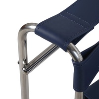 Milieu du siècle moderne Bauhaus loisirs Style selle en cuir en acier inoxydable fauteuil tubulaire chaise longue