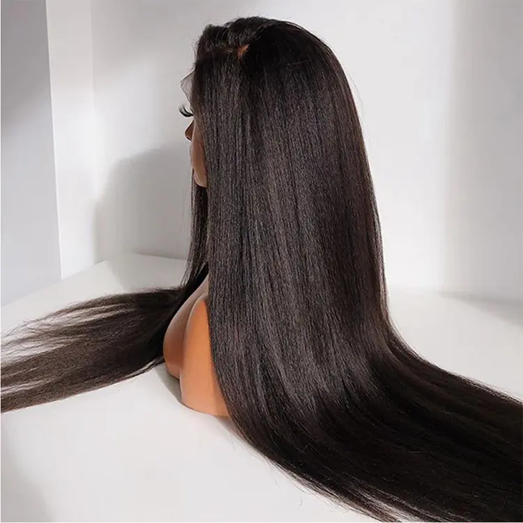Lace Frontal Remy Kinky Straight Wig Human Hair Lace Front Hd Lace Wigs Raw Hair Wigs