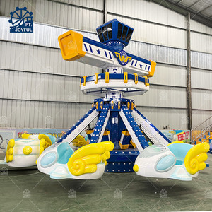 Equipo de avión de autocontrol interior comercial Jardín al aire libre Carrusel de fibra de vidrio Atracciones familiares Instalaciones de parque de atracciones - Product Image 2