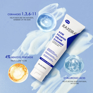 Mousse nettoyante en profondeur avec logo personnalisé Mousse nettoyante pour le visage acné Crème moussante pour l'acné <span class=keywords><strong>Nettoyant</strong></span> de marque privée <span class=keywords><strong>Meilleur</strong></span> <span class=keywords><strong>nettoyant</strong></span> pour le visage pour les peaux grasses - Product Image 4