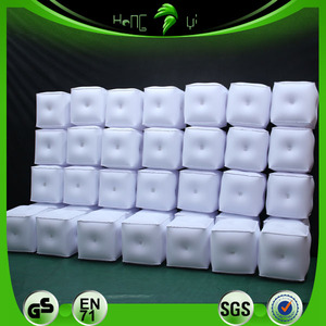 Nouveau design, <span class=keywords><strong>ballon</strong></span> <span class=keywords><strong>cube</strong></span> blanc gonflable personnalisé, modèle publicitaire, <span class=keywords><strong>cube</strong></span> carré gonflable en PVC pour la décoration d'événements - Product Image 4