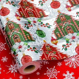 80g Christmas gift <b>wrapping</b> <b>paper</b> New product in stock Butterfly knot candy house series for children and girls Multiple options - Product Image 1